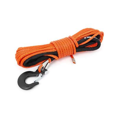 Rough Country 1/4 Inch ATV/UTV Synthetic Winch Rope (Orange) - RS143